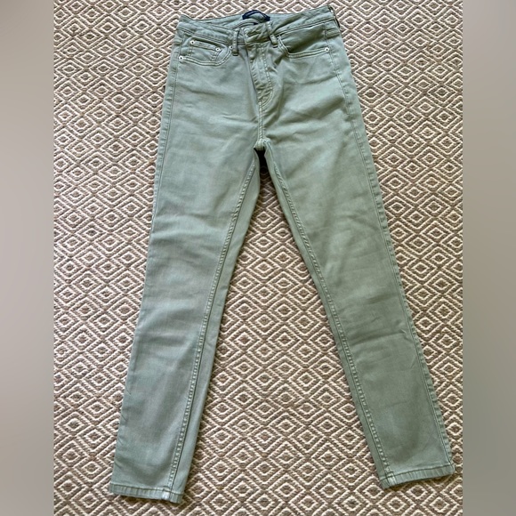 Calvin Klein green skinny jeans size 6 - Picture 1 of 4